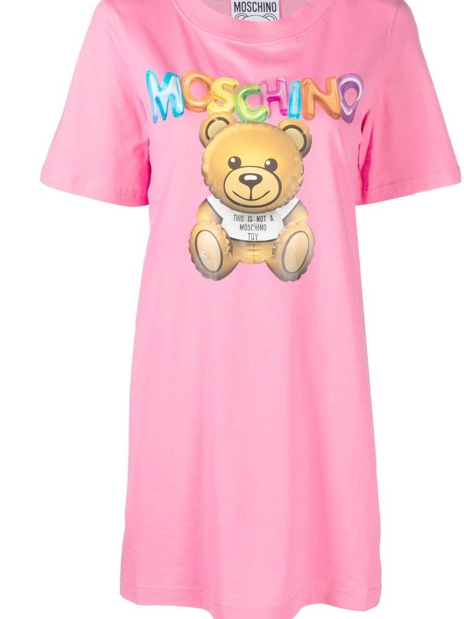 Love Women logo-print T-shirt Moschino dress 0426